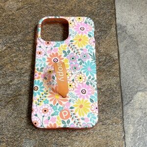 Loopy brand Floral Phone Case - Pink and Orange for iPhone 15 pro max